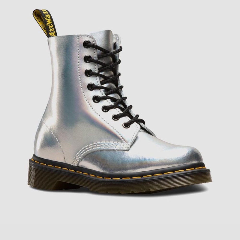 Dr. Marten Pascal Silver Size 7